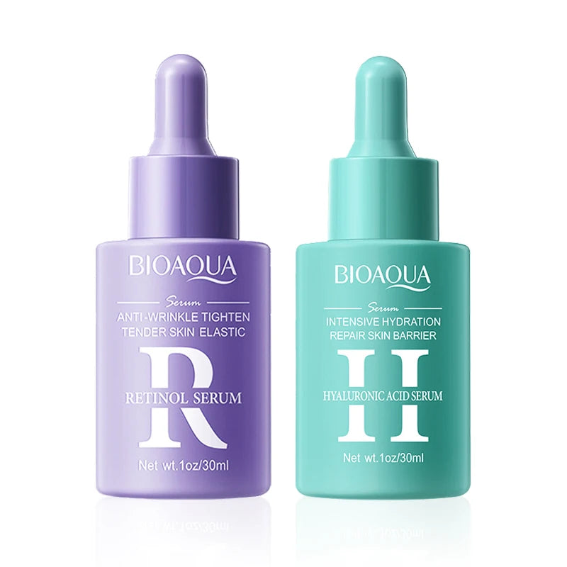 BIOAQUA Vitamin C Retinol Hyaluronic Acid Serum Set 2pcs