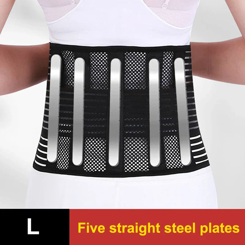Breathable Lumbar Support Belt with 5 Stays | Men & Women