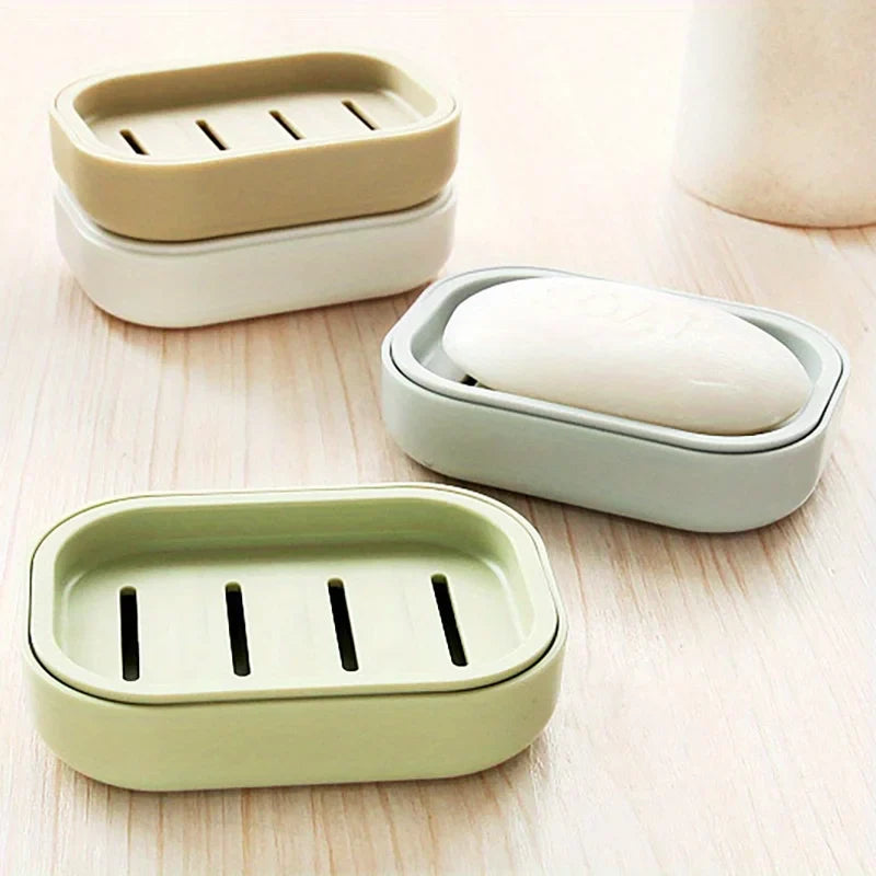 Double-Layer Soap Box – Portable Waterproof Travel Soap Case