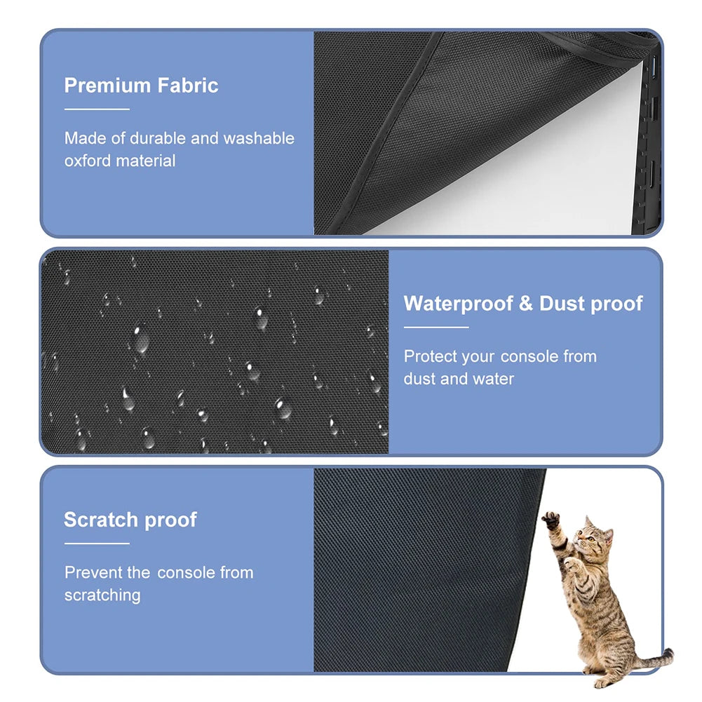 Dust Proof Cover For PS5 Game Console Protector Case Anti-scratch Sleeve Protective Host Guard Case For PS5 Slim Game Accessorie Peaceful Pleasures Health and Wellness