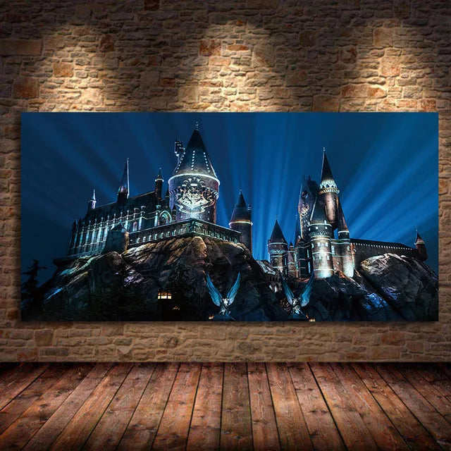 Harry Potter Hogwarts Owl Canvas Wall Art | Kids Room Decor