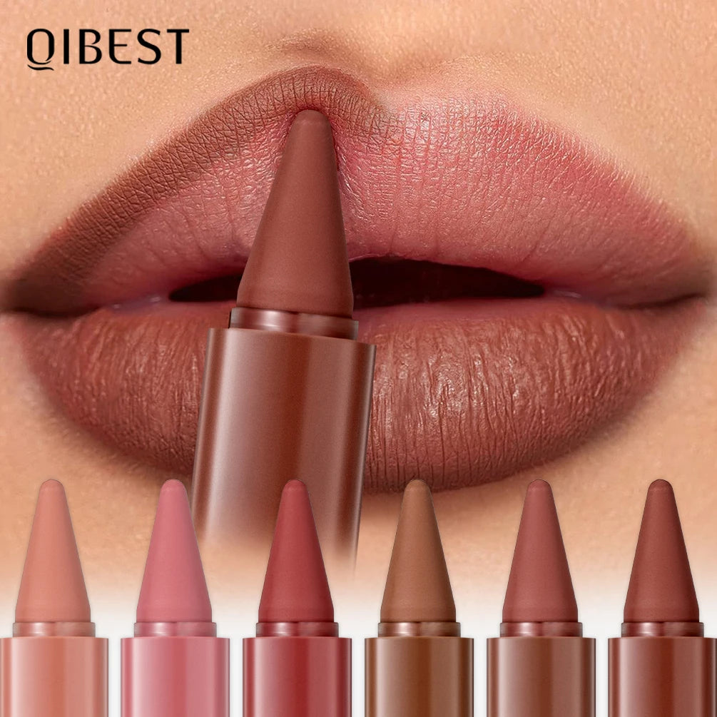 Tapered Gradient Lip Liner Matte Nude Brown Velvet Lipstick Waterproof Non Sticky Contouring Tint Lipliner Crayon Lip Makeup Peaceful Pleasures Health and Wellness