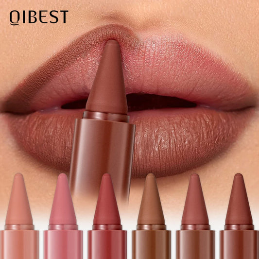 Tapered Gradient Lip Liner Matte Nude Brown Velvet Lipstick Waterproof Non Sticky Contouring Tint Lipliner Crayon Lip Makeup Peaceful Pleasures Health and Wellness