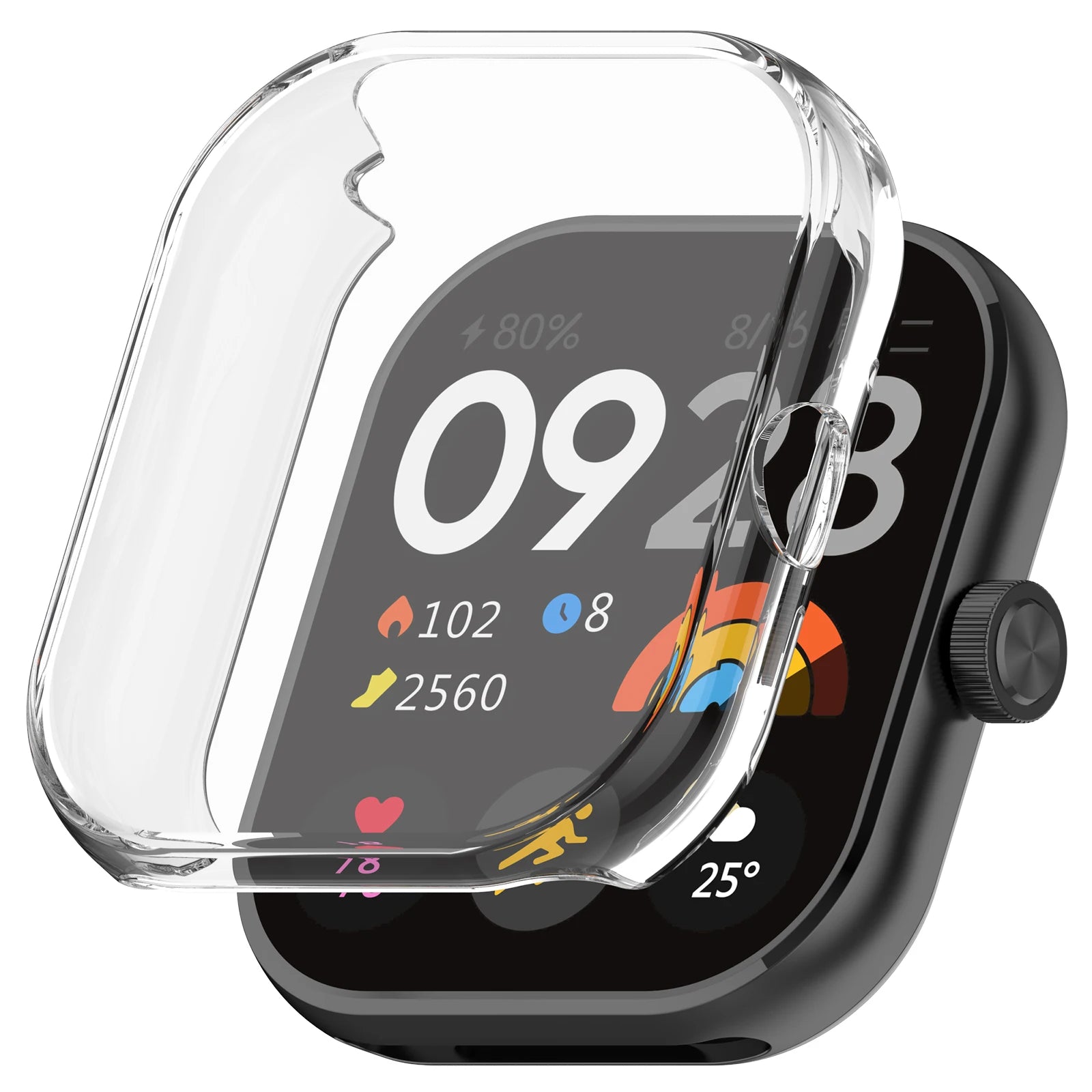 For Redmi Watch 4 TPU Soft Cover Protective Electroplated Protector Case Peaceful Pleasures Health and Wellness
