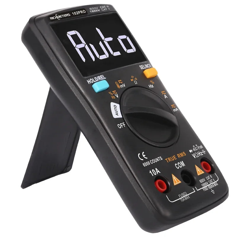 RM102Pro Auto Multimeter 6000 Counts Back Light AC DC Ammeter