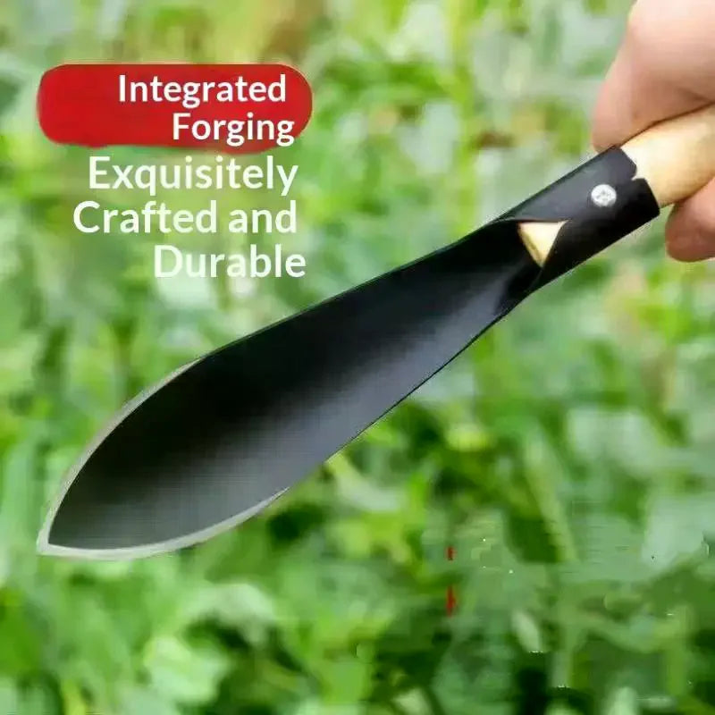 Manganese Steel Garden Trowel | Sharp Blade & Wood Handle
