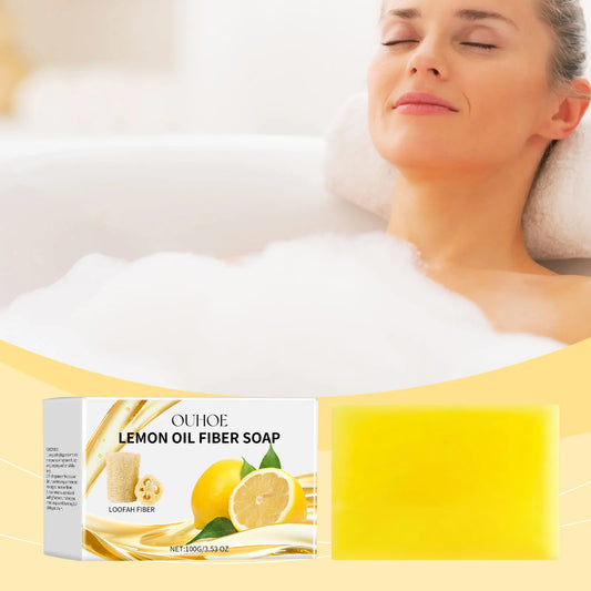 Lemon Body Soap – Oil Control, Deep Pore Cleansing & Anti-Acne Body Cleansing Soap Oasis Select 100g boxed