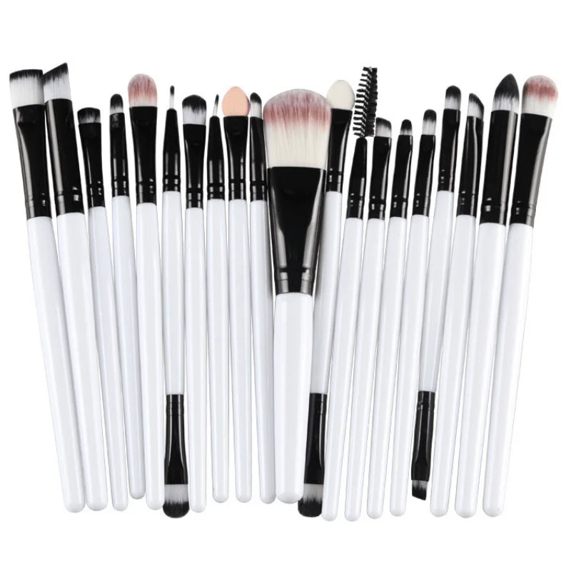 20-Piece Professional Makeup Brush Set – Soft Blending Brushes