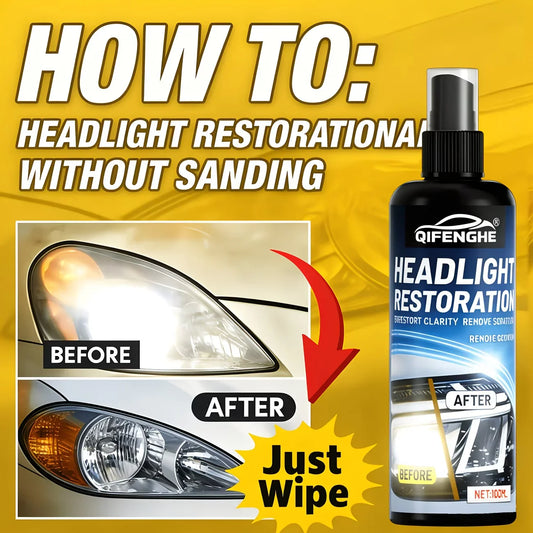 Car Headlight Restoration Spray – Remove Yellowing & Haze Headlight Restoration Spray Oasis Select