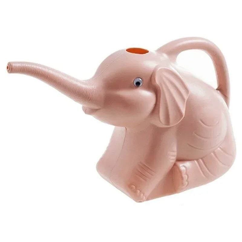 Cute Plastic Elephant Shape Watering Pot Can Plant Outdoor Irrigation