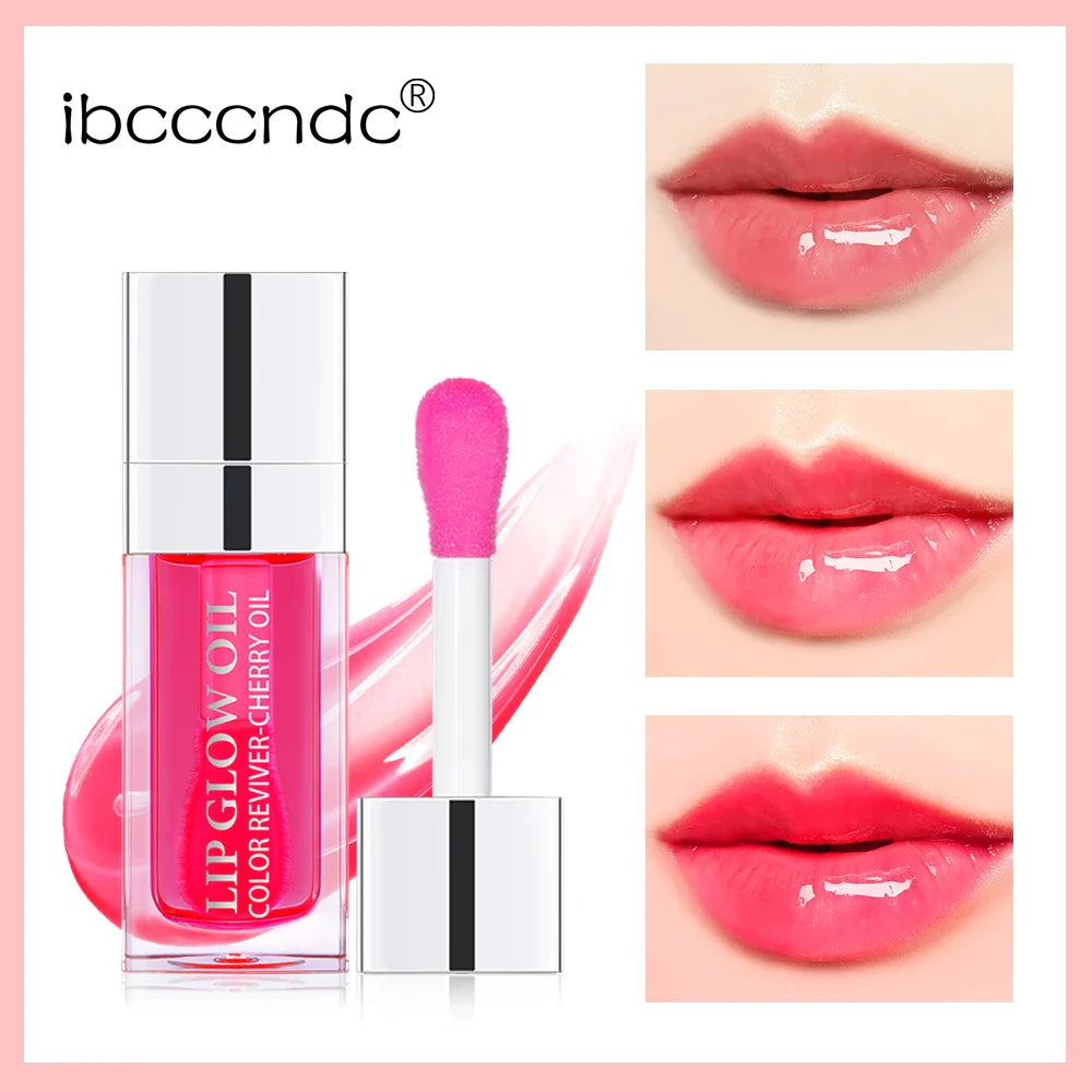 Crystal Jelly Lip Glow Oil – Tinted Plumping Lip Gloss 6ml