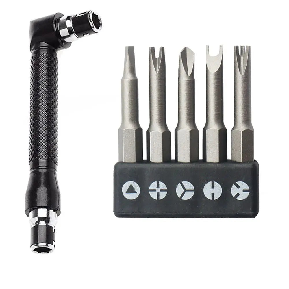 13pcs Special-shaped Screwdriver Set U-shaped Y-Type Triangle Inner Cross Three Points Screwdriver Bit Tool for Home Use Peaceful Pleasures Health and Wellness 5PCS-SET
