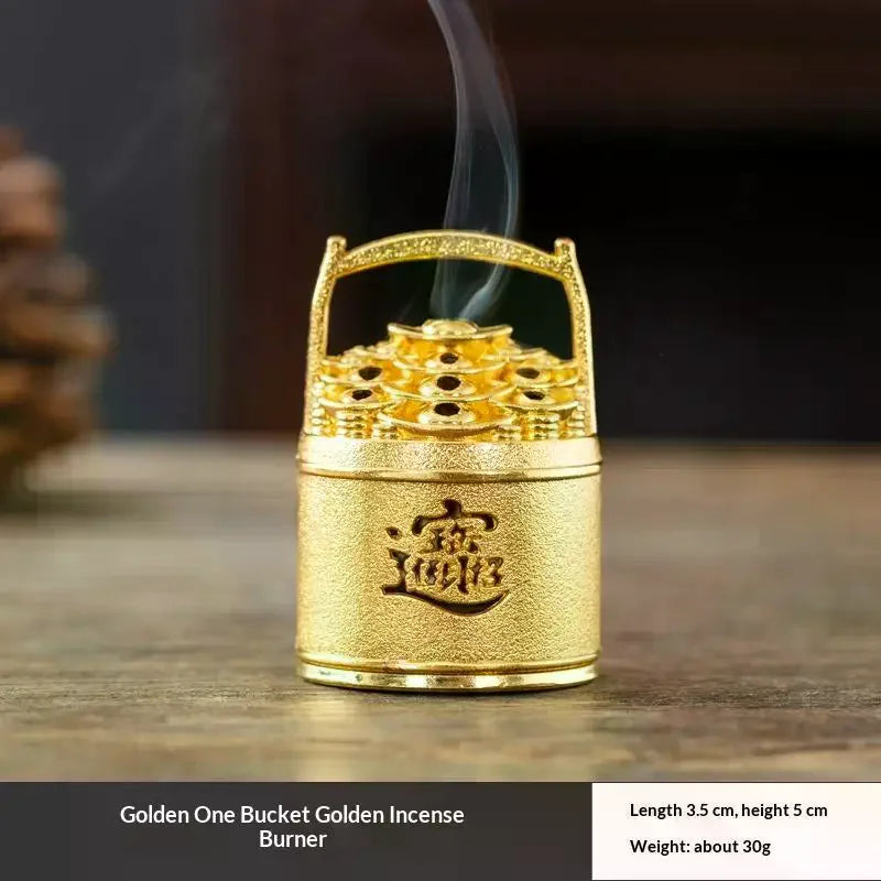 Rose Yuanbao Incense Burner | Feng Shui Meditation Home Décor
