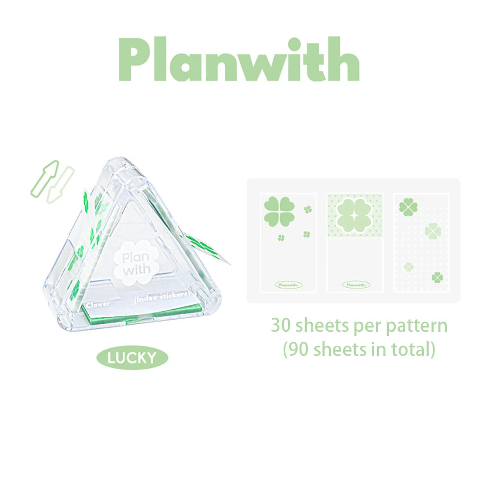 90 Sheets Triangle Index Stickers Labels Classroom Notes Sticky