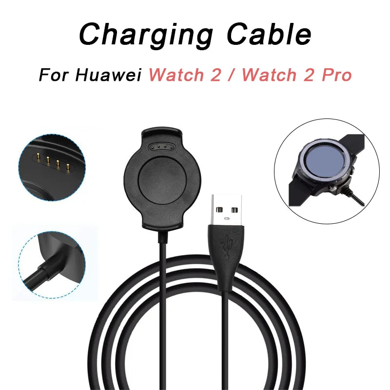 Huawei Watch 2 / 2 Pro Replacement USB Charger Cable 3.3ft Peaceful Pleasures Health and Wellness