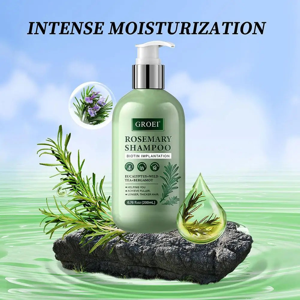Rosemary Active Nutritional Fortification Shampoo And Hair Conditioner 200ml Formula Gentle Nourishing And Cleansing Scalp Peaceful Pleasures Health and Wellness