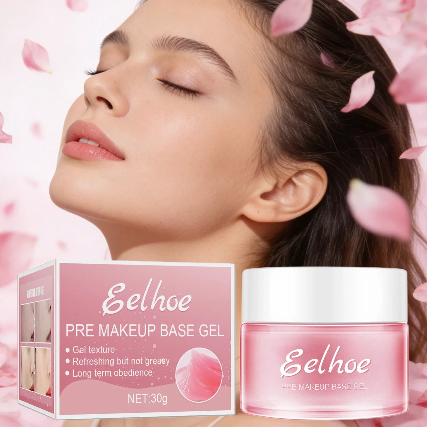 EELHOE Makeup Primer Gel – Pore Minimizing, Oil Control, Hydrating
