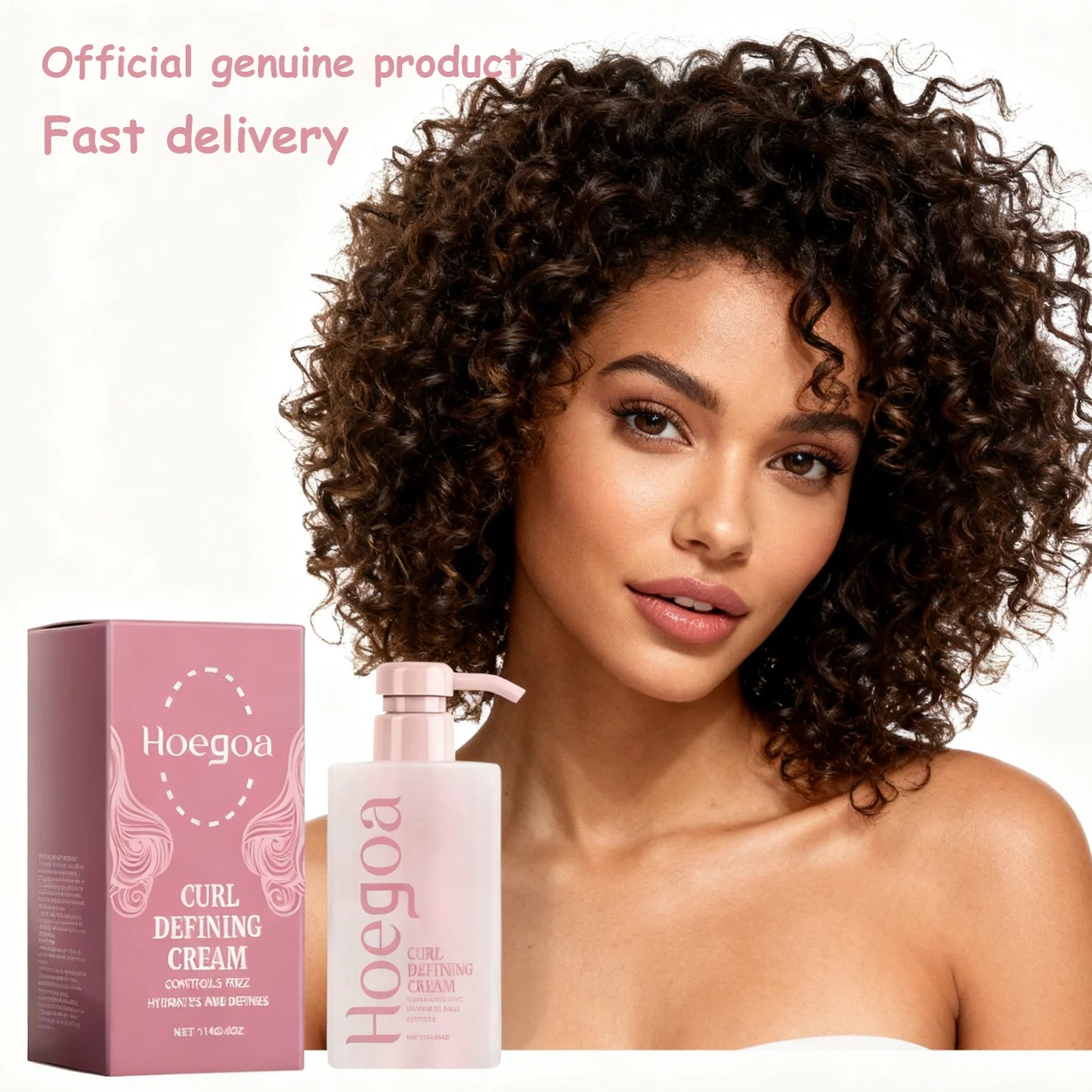 HOEGOA Curl Defining Cream – Shea Butter & Coconut Oil 140g