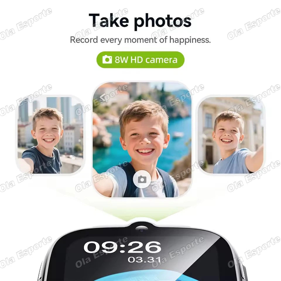 Kids Smart Watch GPS SOS Video Call Camera Waterproof Gift