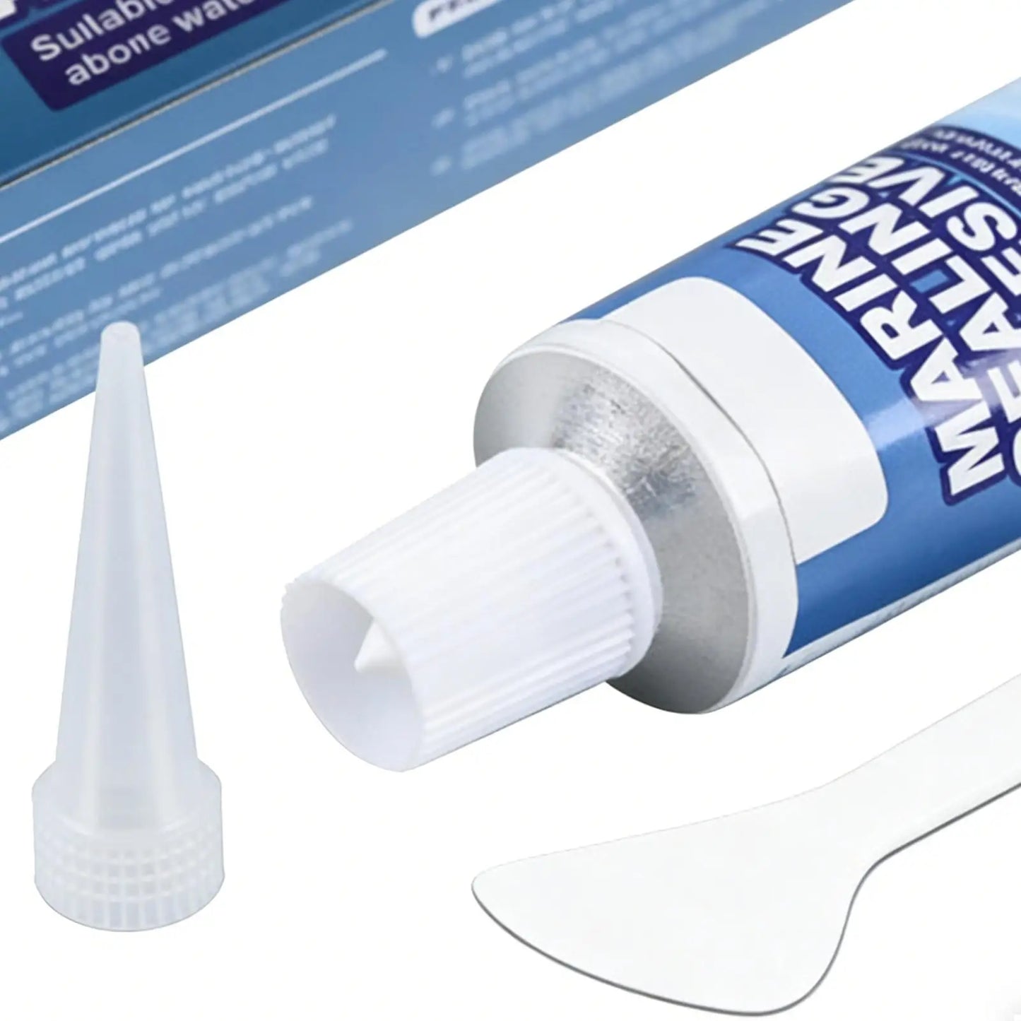 Waterproof Marine Adhesive Glue Fast Bonding Sealing for Boat Yacht Ship RV, Heavy Duty Outdoor Beach Repair Peaceful Pleasures Health and Wellness