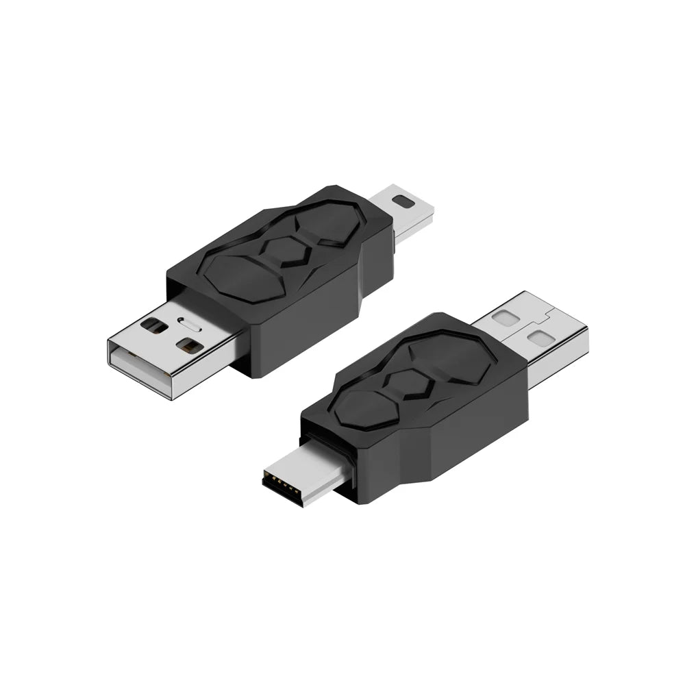 Mini USB 2.0 to Micro Type C Adapter Male To Female Charging Data Transmission 480Mbps Converter For Mobile Phone Camera Tablet Peaceful Pleasures Health and Wellness