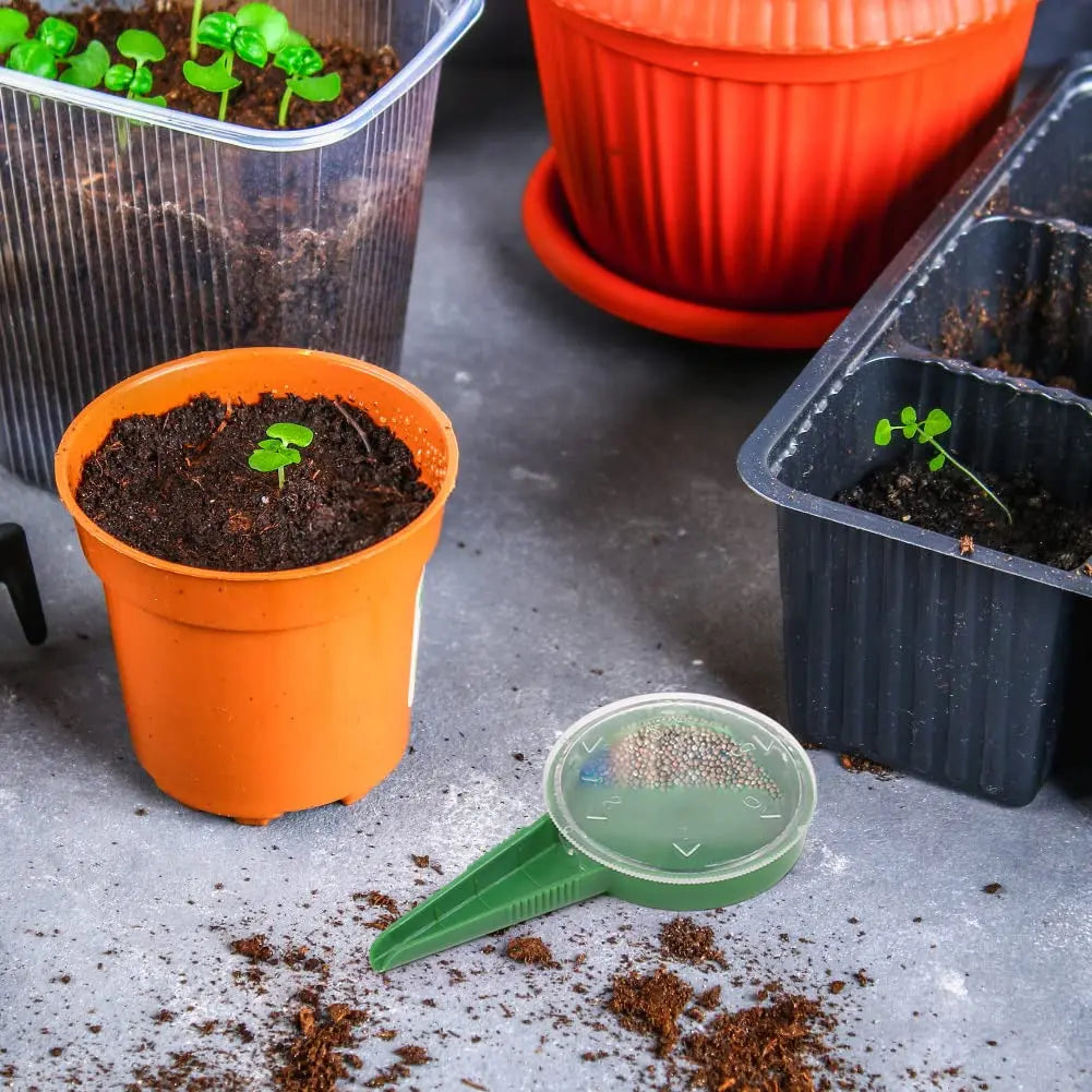 Plant Seed Sower Plant Seeder Garden Multifunction Seeding Dispenser Tools Adapting to Various Sizes of Seeds Peaceful Pleasures Health and Wellness