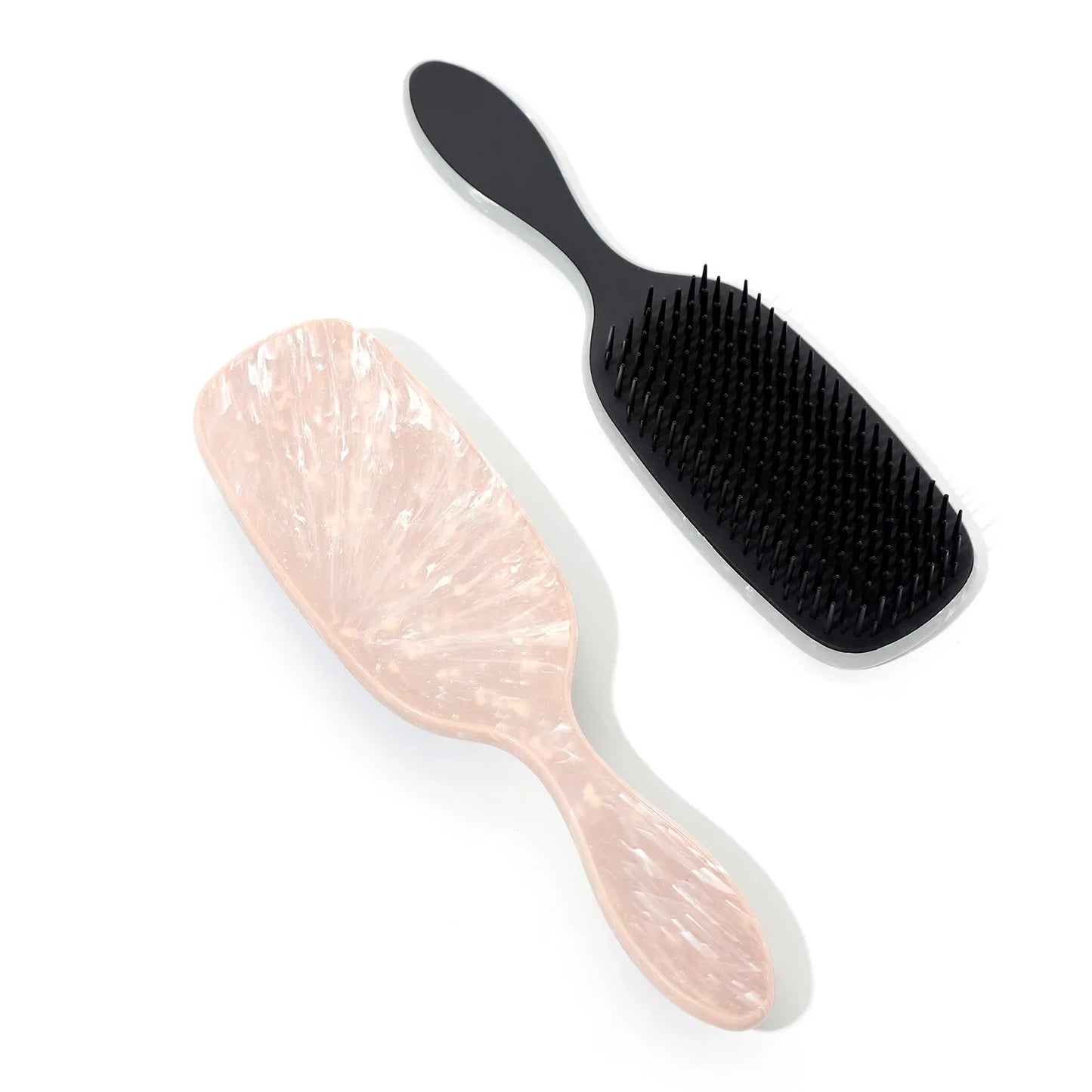 Marble Handle Hair Comb – Scalp Massager & Detangling Brush