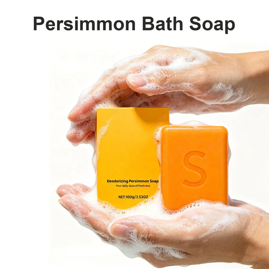 Persimmon Bath Soap – Moisturizing Deep Cleansing Body Bar Moisturizing Bath Soap Oasis Select