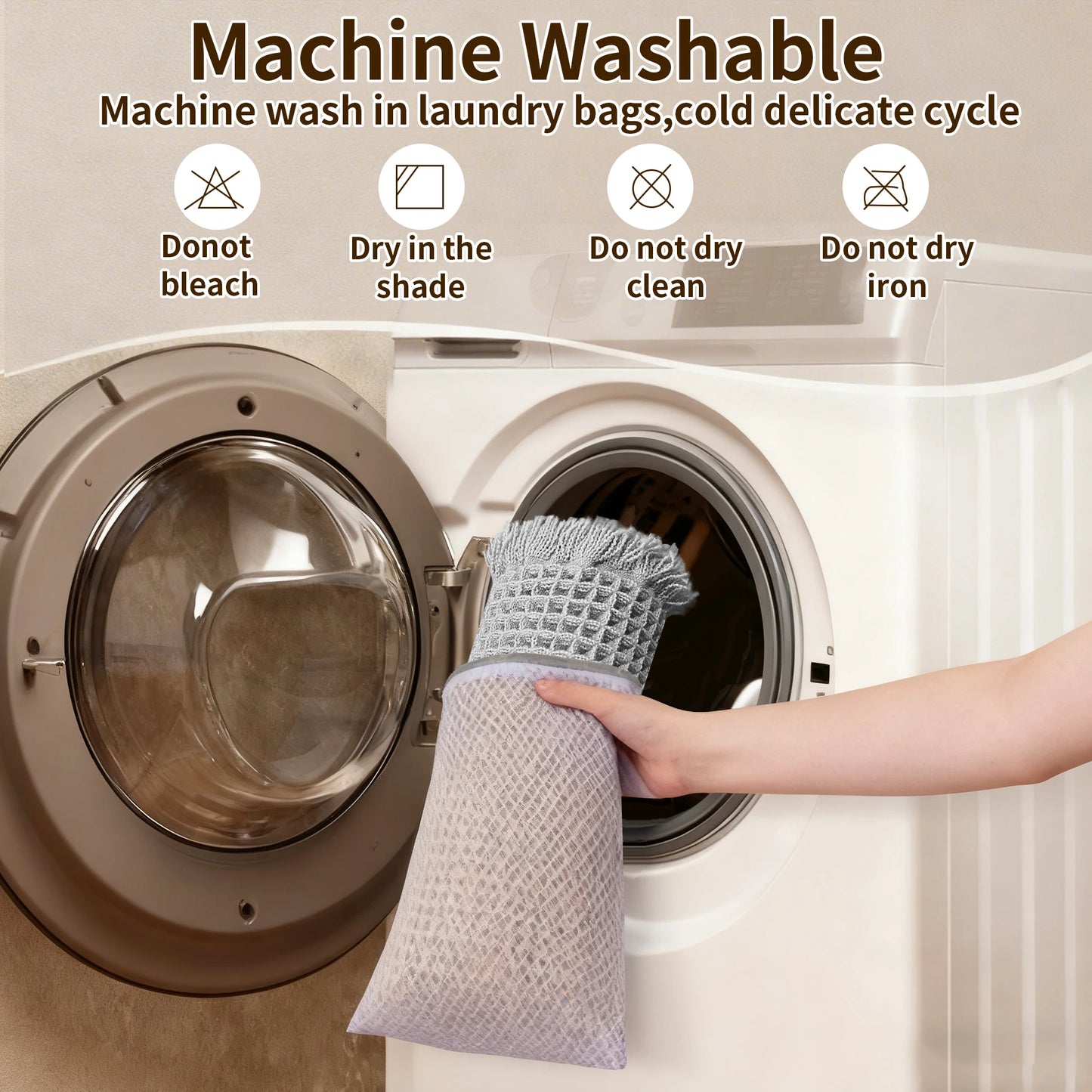 1PC Waffle Solid Color Bath Mat Washable Bathroom Rugs Anti-Slip Super Absorbent Soft Shower Mat for Home Bathroom Tub Shower Peaceful Pleasures Health and Wellness