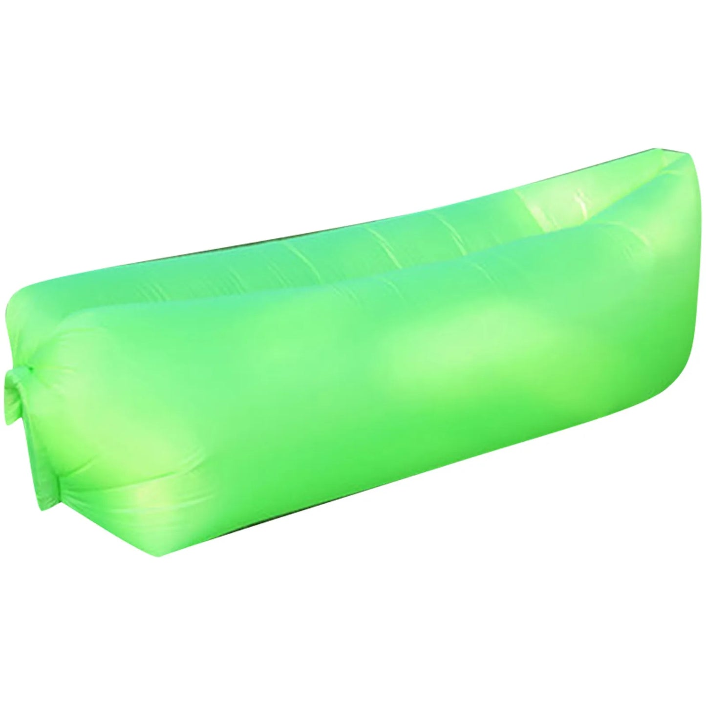 Outdoor Air Lazy Inflatable Sofa Bag Portable Camping Sofa Air Sleeping Bag Lunch Break Mattress Music Festival Concert Recliner Peaceful Pleasures Health and Wellness Green One Size