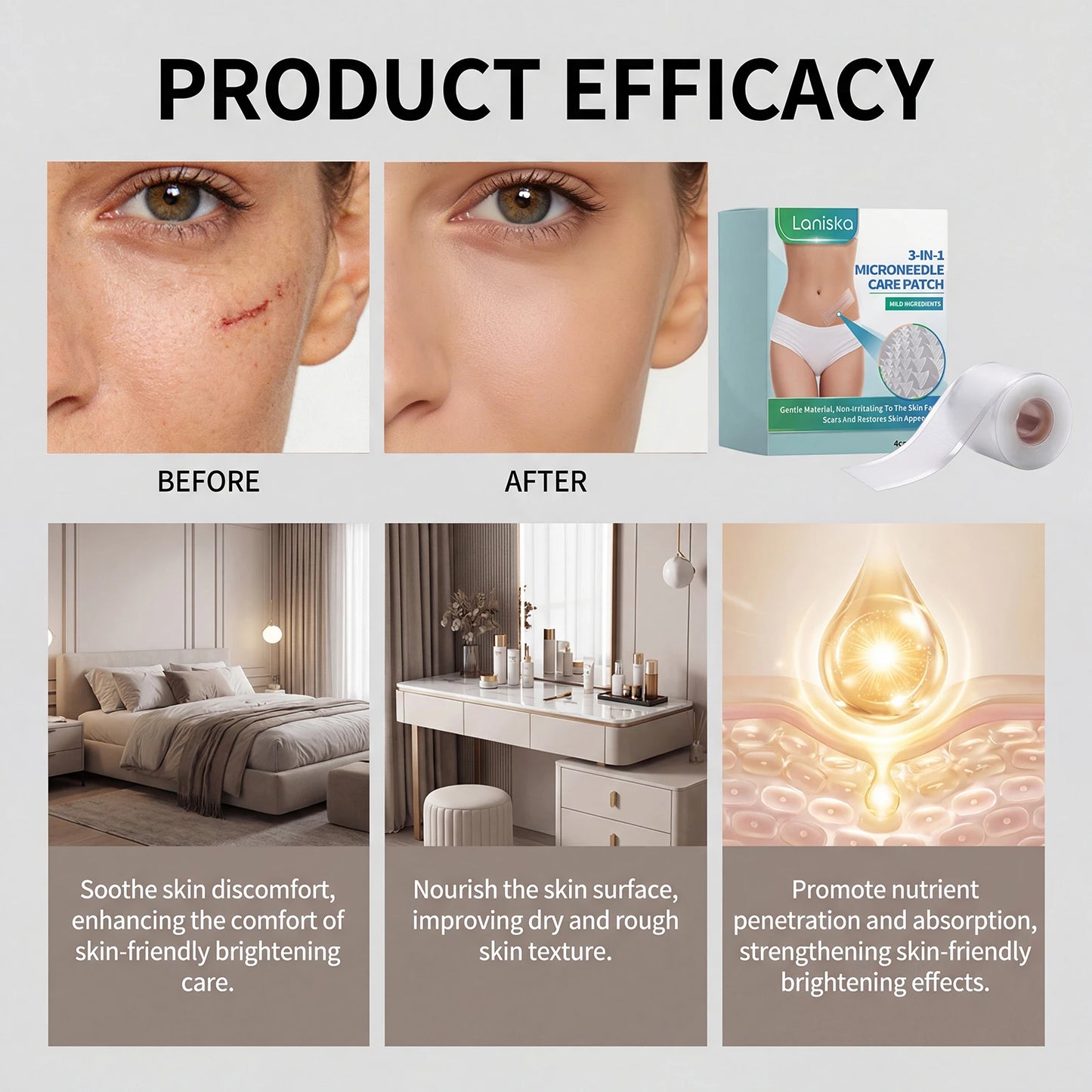 Skin-Softening Color-Revive Patches | Breathable Daily Skin Care