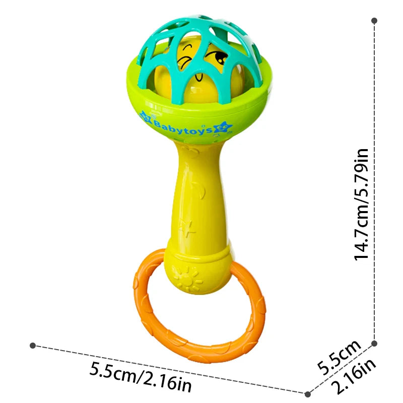 Baby Rattle Grasping Ball Toy | 0–24 Months | Multi-Color