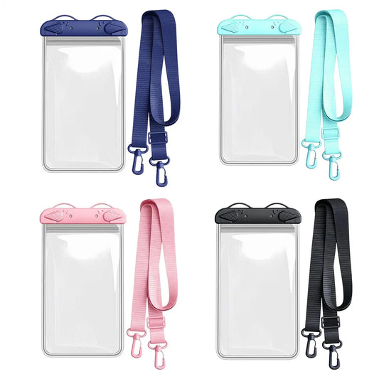 Waterproof Bag for Phone Cellphone Dry Holder with Lanyard Underwater Phone Bag for Beach Pool Cruise Vacation Travel Road Trip Peaceful Pleasures Health and Wellness