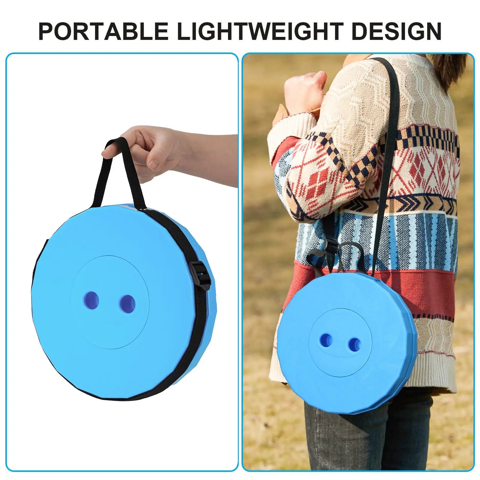 Upgraded Portable Foldable Folding stool Retractable Folding campingool suitable For Adults Outdoor Fishing Gardening Peaceful Pleasures Health and Wellness
