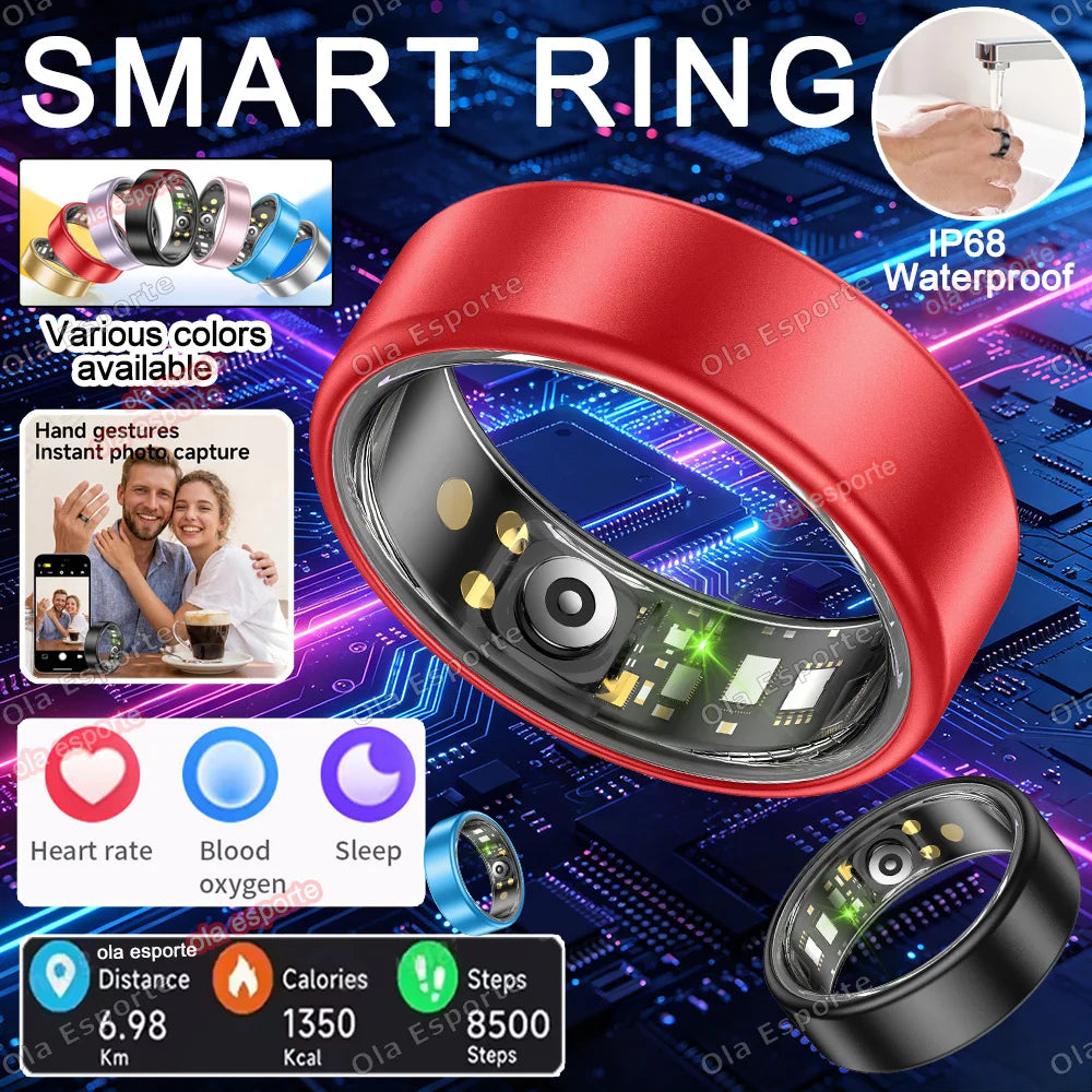Smart Ring Heart Rate SpO₂ Sleep Tracker | 5ATM Waterproof