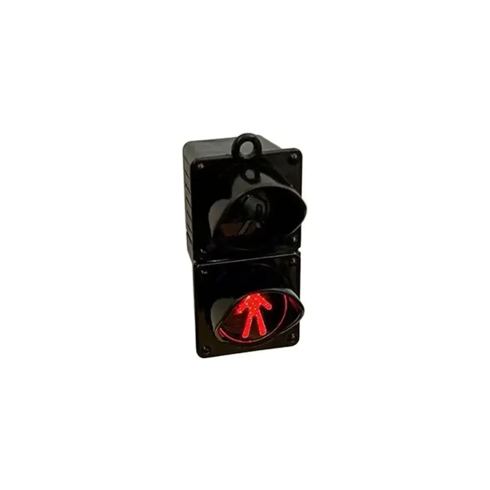 2025 New Traffic Light Magnetic Refrigerator Stickers Traffic Toy Pedestrian Light Creative Magnetic Miniature Decoration Peaceful Pleasures Health and Wellness red