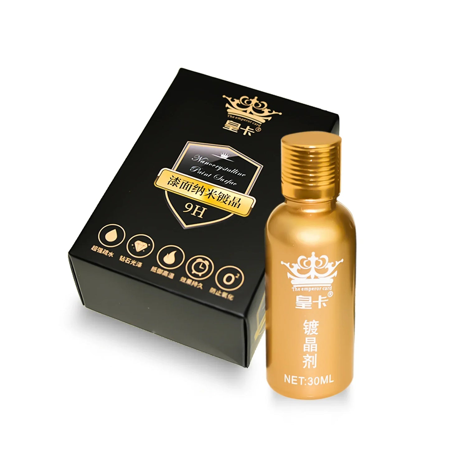 9H Super Hydrophobic Car Glass Coating Car Liquid Coat Paint Care Car Wash Maintenance Car Accessories Peaceful Pleasures Health and Wellness Gold