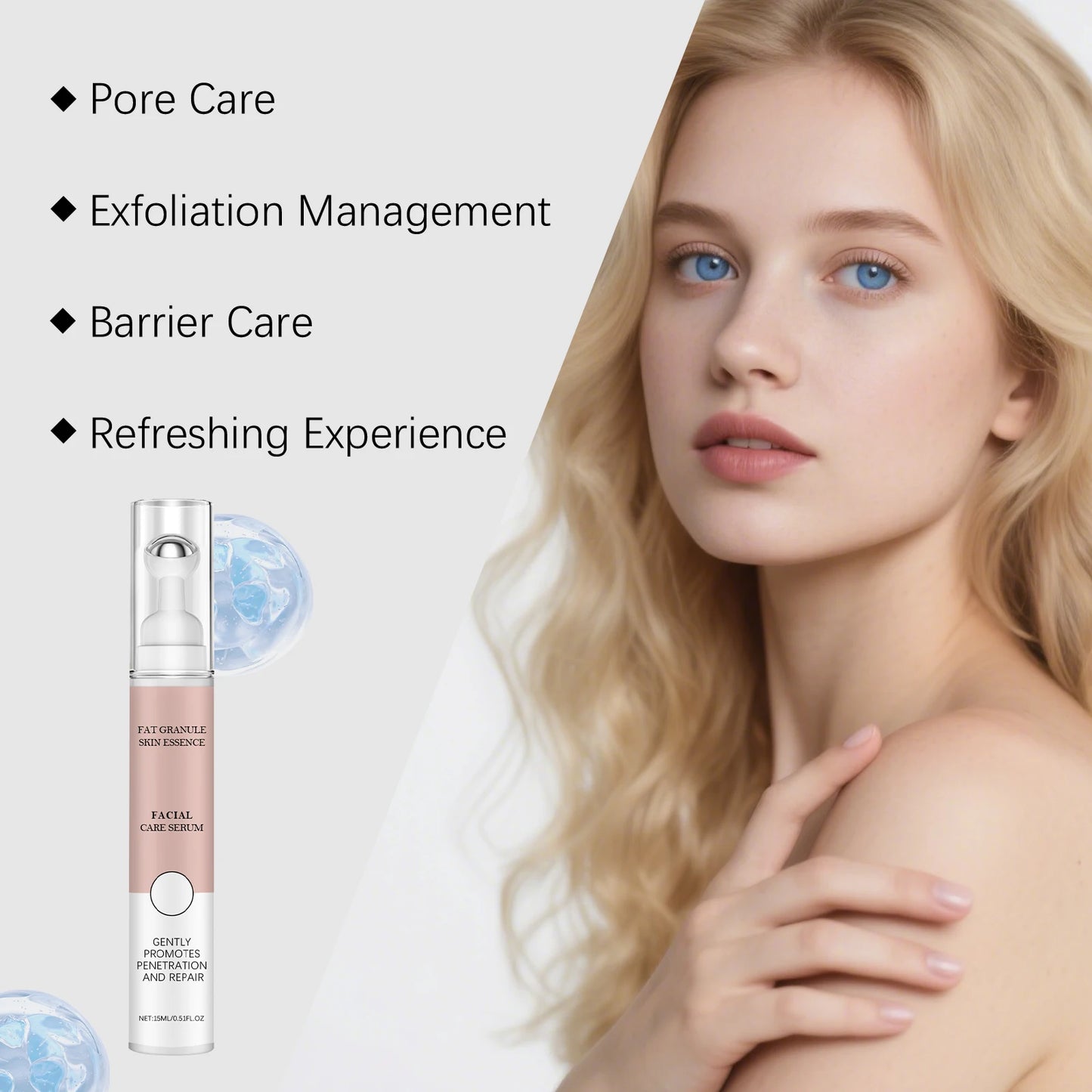 Pore Purifying Roll-On Face Serum – Blackhead & Oil Control