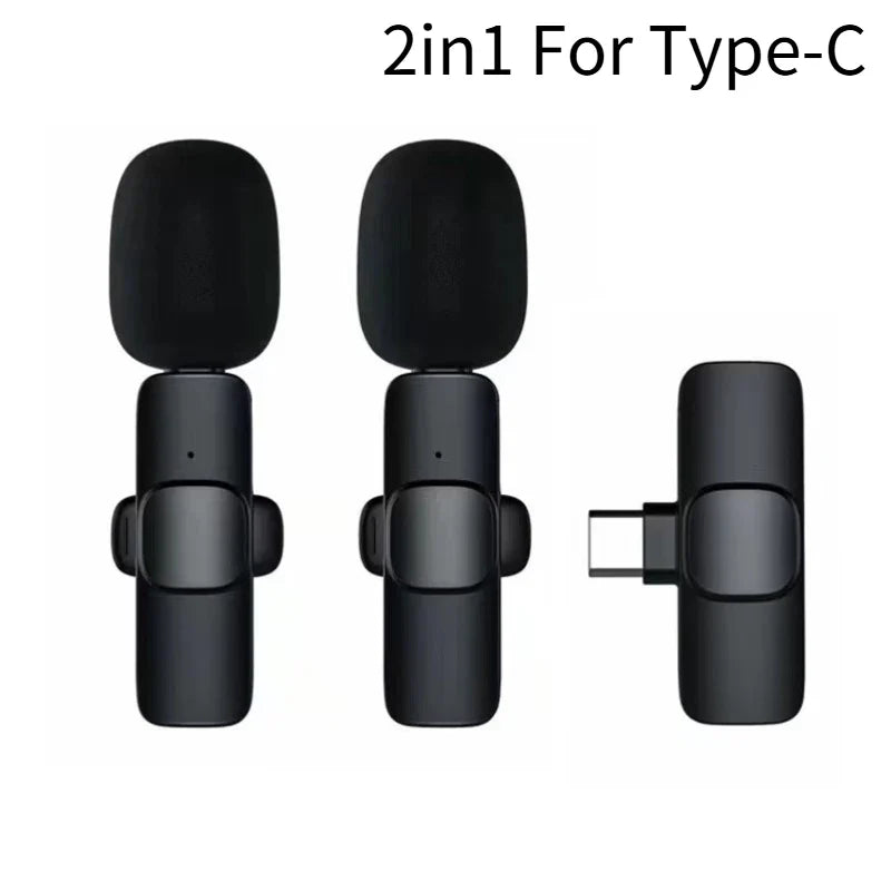 Wireless Lavalier Mic for Type-C Android – Vlogging & Live