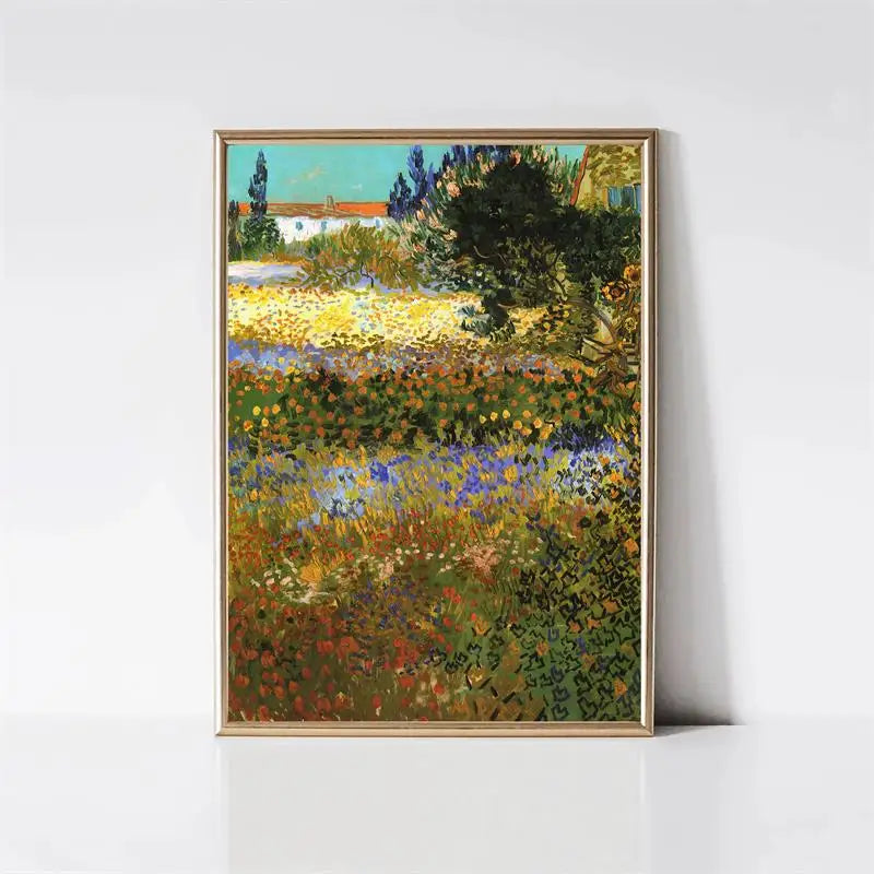 Van Gogh Canvas Wall Art Print | Starry Night Impressionist Poster Canvas Wall Art Print Peaceful Pleasures Health and Wellness