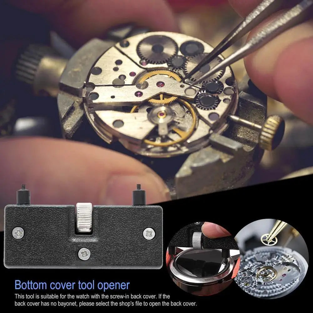 Adjustable Watch Back Case Opener Wrench – Two Claw Remover