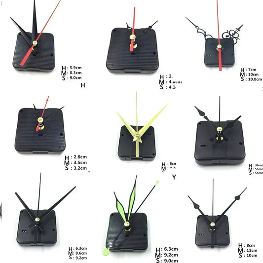 1 Set Hanging DIY Quartz Watch Silent Wall Clock Movement Quartz Repair Movement Clock Mechanism Parts Clock Parts with Needles Peaceful Pleasures Health and Wellness