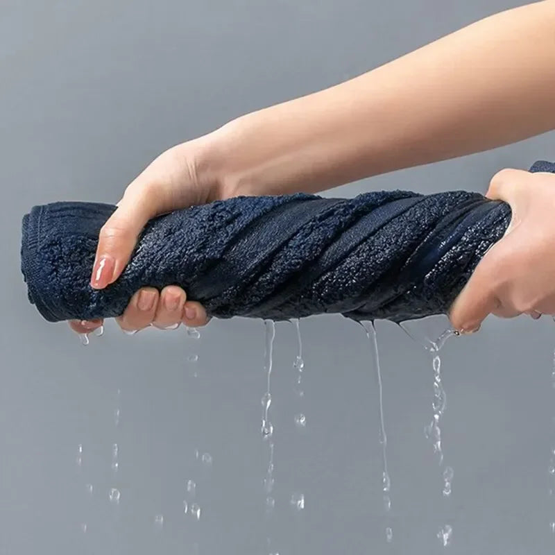 Soft Embroidered Cotton Face Towel | Christmas Bath Towel