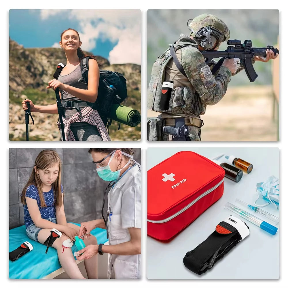 5/10/25 Pcs Portable emergency slow-release tourniquet, emergency tourniquet, outdoor CAT medical tactical equipment Peaceful Pleasures Health and Wellness