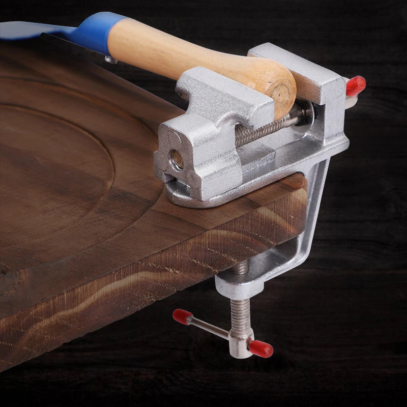 2026 New Arrival！3.5&quot Aluminum Miniature Mini Bench Vise Small Jewelers Hobby Clamp On Table Flat Pliers Tool Vice Peaceful Pleasures Health and Wellness