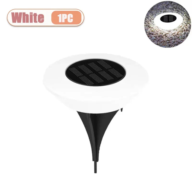 Solar LED Garden Ground Lights | Waterproof Outdoor Lawn Decor