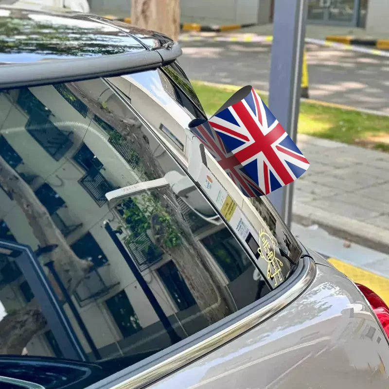 US Flag Car Sticker | Waterproof Patriotic Window Decal