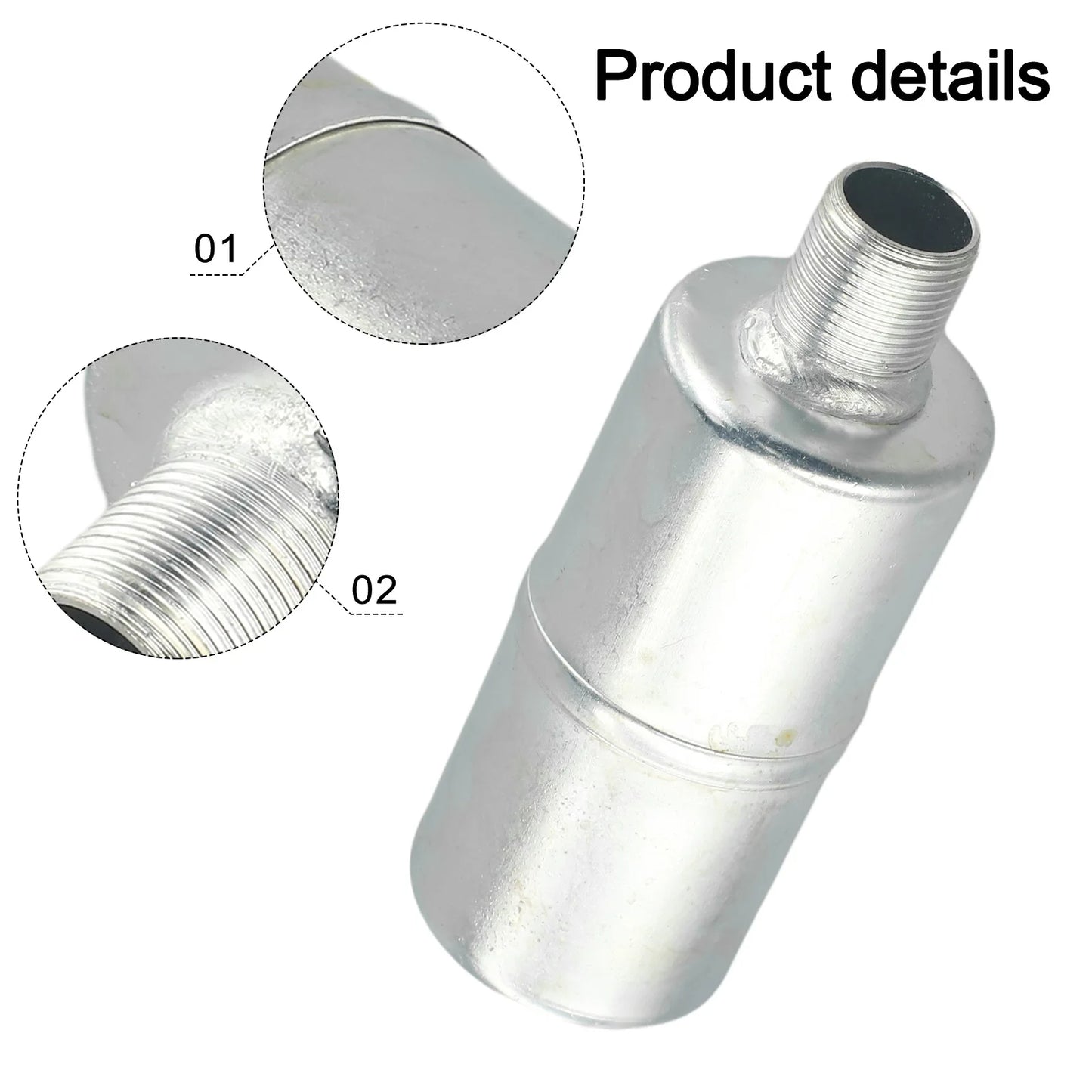 294599 294599S Muffler Replacement 3 4 Threaded Fits 5 8HP Lawn Mower