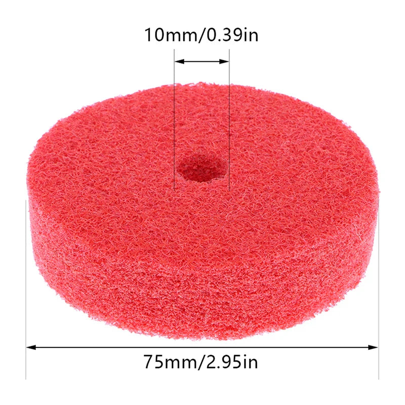 3-Inch Nylon Grinding Buffing Wheel 75mm – Metal Wood Plastic