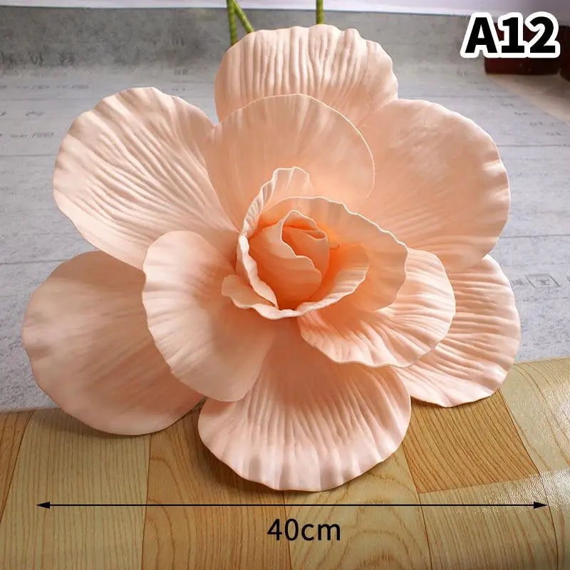PE Foam Simulation Rose Flower Heads | Wedding & Party Decor